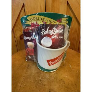 VTG 1998 Burma-Shave Kit Mug Brush Soap Sealed (6575)